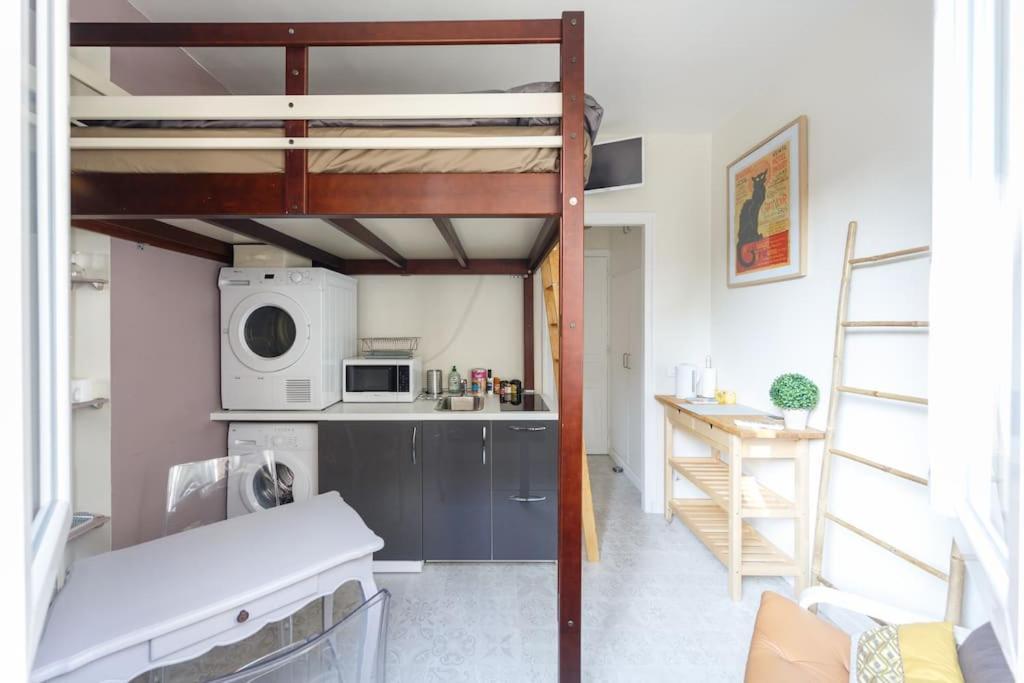 Sacre Petit Studio In The Coeur Of Montmartre Paris Extérieur photo