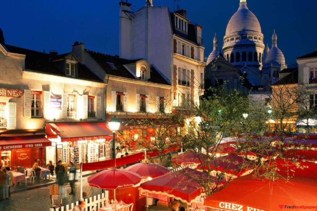 Sacre Petit Studio In The Coeur Of Montmartre Paris Extérieur photo